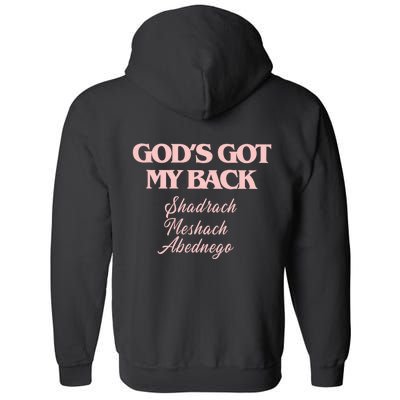 Brandon GodS Got My Back Lake Full Zip Hoodie