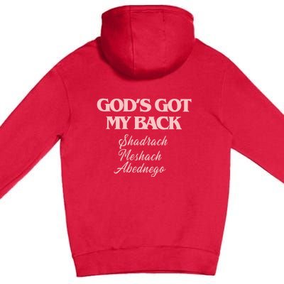 Brandon GodS Got My Back Lake Premium Pullover Hoodie