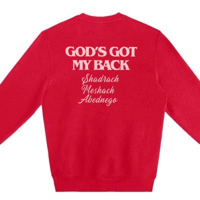 Brandon GodS Got My Back Lake Premium Crewneck Sweatshirt