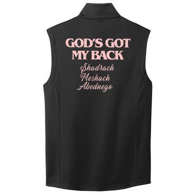 Brandon GodS Got My Back Lake Collective Smooth Fleece Vest