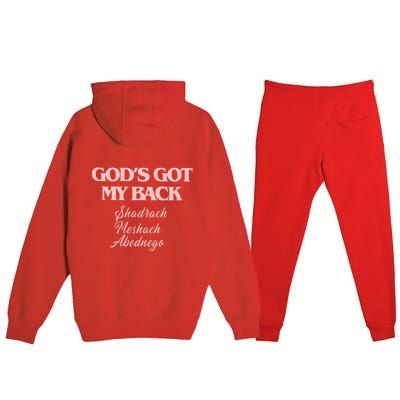 Brandon GodS Got My Back Lake Premium Hooded Sweatsuit Set