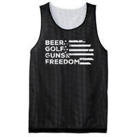 Beer Golf Guns Freedom Mesh Reversible Basketball Jersey Tank