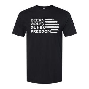 Beer Golf Guns Freedom Softstyle CVC T-Shirt