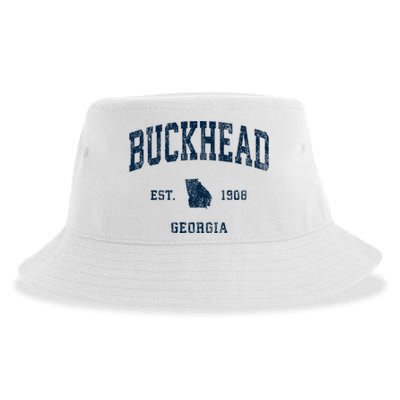 Buckhead Georgia Ga Vintage Athletic Sustainable Bucket Hat