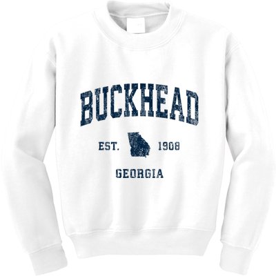 Buckhead Georgia Ga Vintage Athletic Kids Sweatshirt