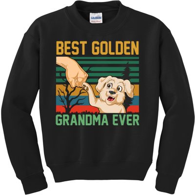 Best Golden Grandma Ever Kids Sweatshirt