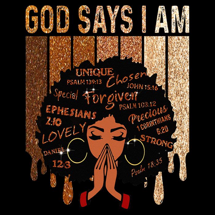 Black Girl God Says I Am Black Melanin Juneteenth Sweatshirt