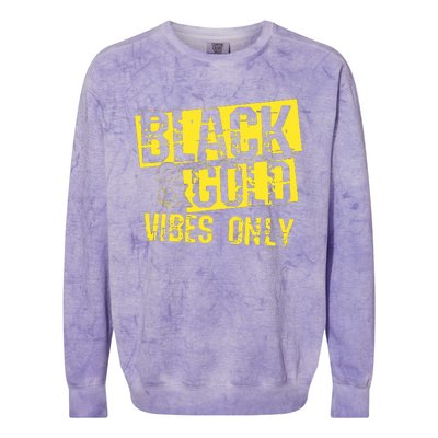 Black Gold Game Day Group Colorblast Crewneck Sweatshirt