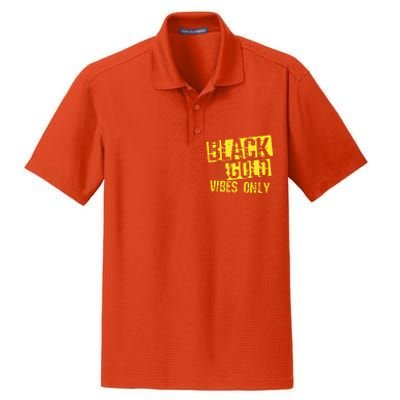 Black Gold Game Day Group Dry Zone Grid Polo