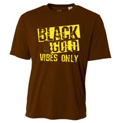 Black Gold Game Day Group Cooling Performance Crew T-Shirt