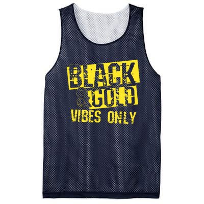 Black Gold Game Day Group Mesh Reversible Basketball Jersey Tank