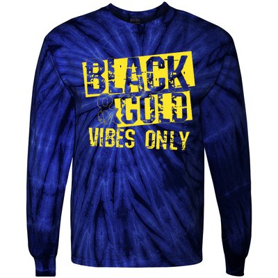 Black Gold Game Day Group Tie-Dye Long Sleeve Shirt