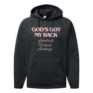 Brandon GodS Got My Back Lake Performance Fleece Hoodie