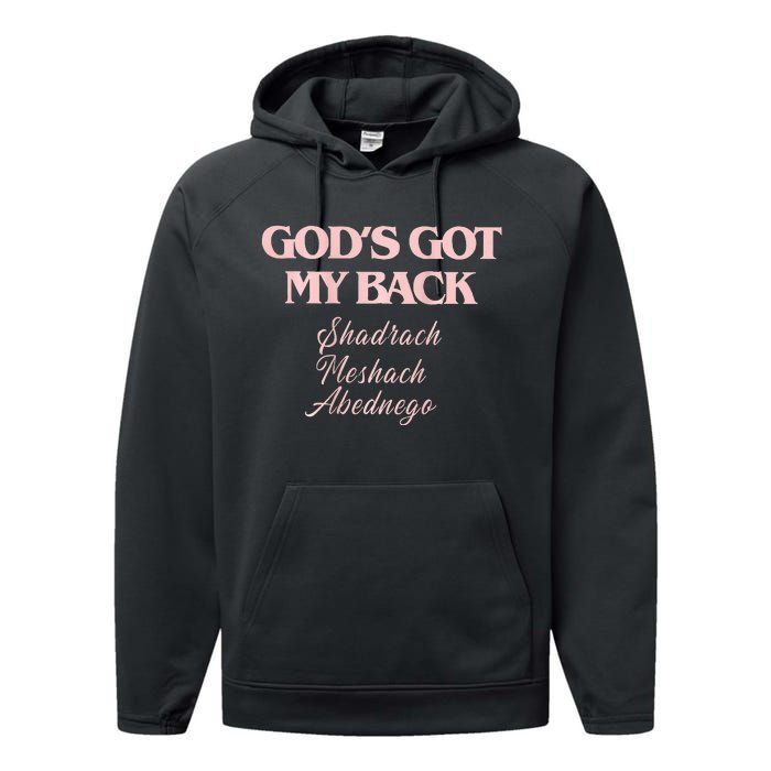 Brandon GodS Got My Back Lake Performance Fleece Hoodie