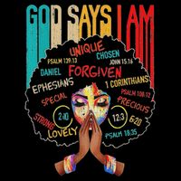 Black Girls God Says I Am  Doggie Tank