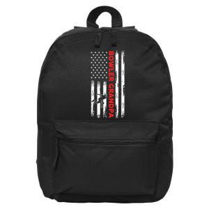 Bowling Grandpa Gift 16 in Basic Backpack