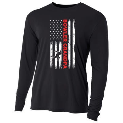 Bowling Grandpa Gift Cooling Performance Long Sleeve Crew