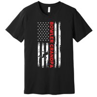 Bowling Grandpa Gift Premium T-Shirt