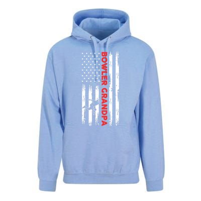 Bowling Grandpa Gift Unisex Surf Hoodie