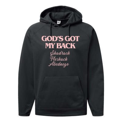 Brandon GodS Got My Back Lake Performance Fleece Hoodie