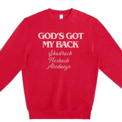 Brandon GodS Got My Back Lake Premium Crewneck Sweatshirt