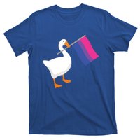 Bisexual Goose Game Lgbtq Bi Pride Parade Flag Untitled Honk Gift T-Shirt