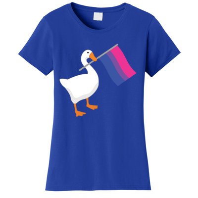 Bisexual Goose Game Lgbtq Bi Pride Parade Flag Untitled Honk Gift Women's T-Shirt