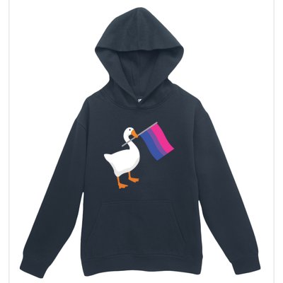 Bisexual Goose Game Lgbtq Bi Pride Parade Flag Untitled Honk Gift Urban Pullover Hoodie