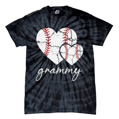 Baseball Grammy Gift Mother's Day for grammmy Tie-Dye T-Shirt