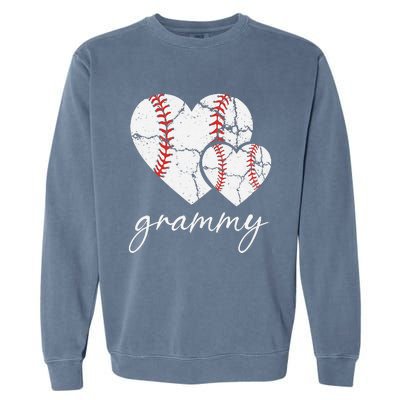 Baseball Grammy Gift Mother's Day for grammmy Garment-Dyed Sweatshirt