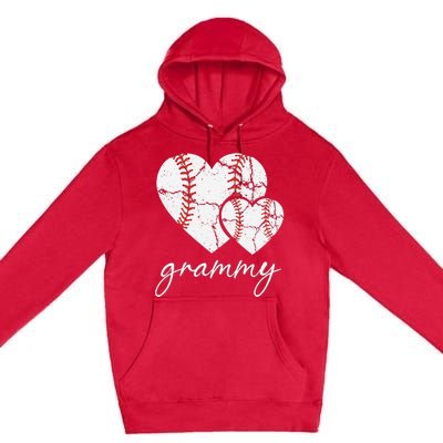 Baseball Grammy Gift Mother's Day for grammmy Premium Pullover Hoodie