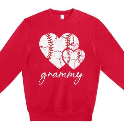 Baseball Grammy Gift Mother's Day for grammmy Premium Crewneck Sweatshirt