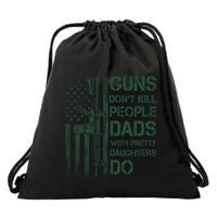 Best Gift Guns DonT Kill People Dads With Pretty Daughters Drawstring Bag