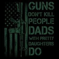 Best Gift Guns DonT Kill People Dads With Pretty Daughters Drawstring Bag