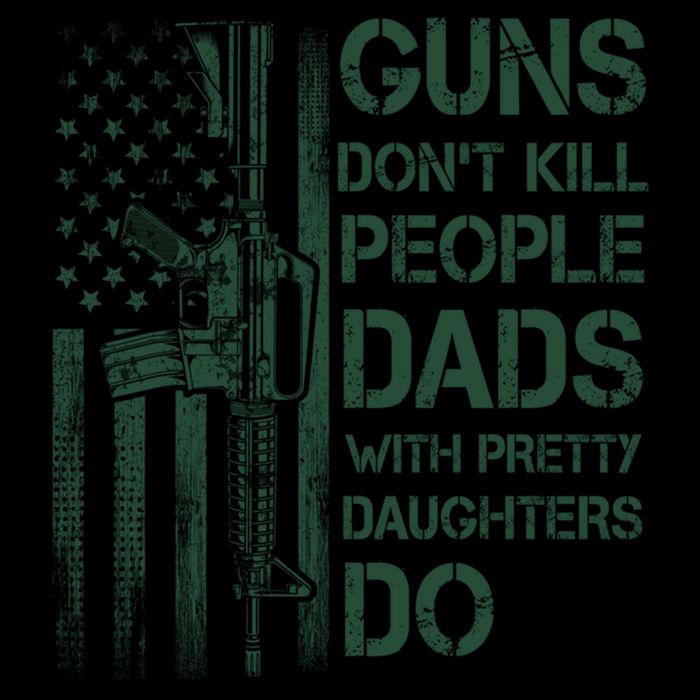 Best Gift Guns DonT Kill People Dads With Pretty Daughters Drawstring Bag