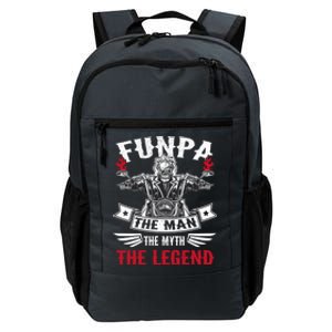 Biker Grandpa Gift Funpa The The Myth The Legend Motorcycle Gift Daily Commute Backpack