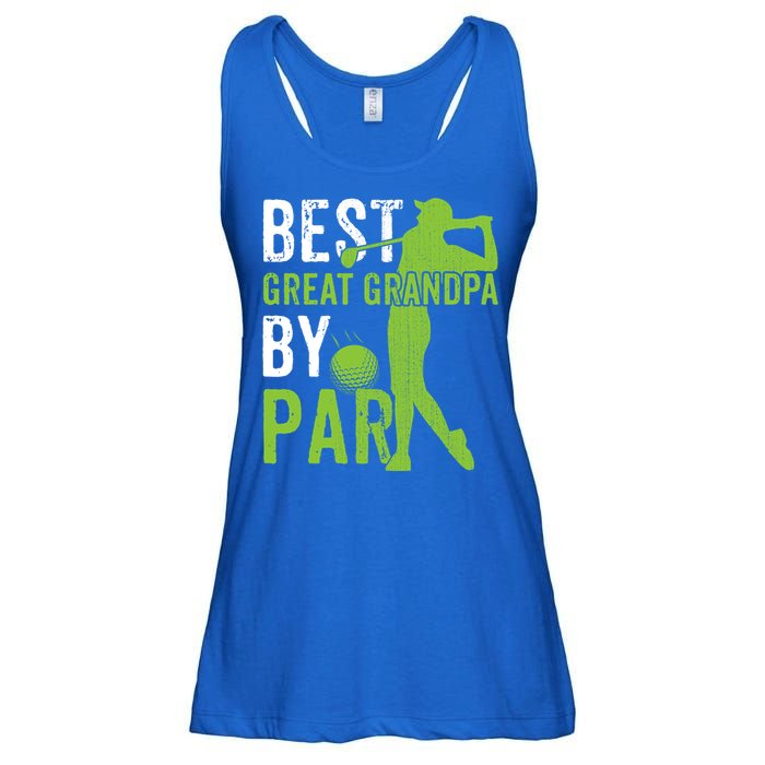 Best Great Grandpa By Par FatherS Day Golfing Funny Gift Ladies Essential Flowy Tank