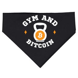 Bitcoin Gym Gym & Bitcoin Fun Crypto Gymwear Bodybuilding USA-Made Doggie Bandana