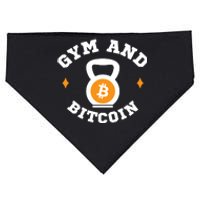 Bitcoin Gym Gym & Bitcoin Fun Crypto Gymwear Bodybuilding USA-Made Doggie Bandana