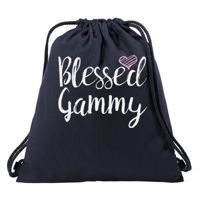 Blessed Gammy Grandma Gifts Drawstring Bag