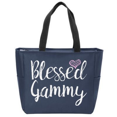 Blessed Gammy Grandma Gifts Zip Tote Bag