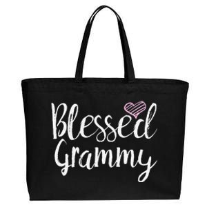 Blessed Grammy Grandma Gifts Cotton Canvas Jumbo Tote