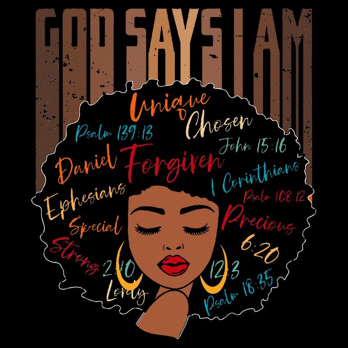 Black Girl God Says I Am Black Melanin History Month Pride Mug