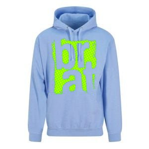 Brat Green Grunge Distressed Oversized Brat Oversized Unisex Surf Hoodie