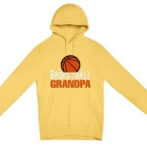 Basketball Grandpa Gift For Basketball Fan Sport Team Premium Pullover Hoodie