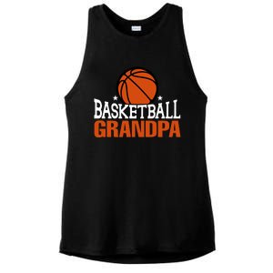 Basketball Grandpa Gift For Basketball Fan Sport Team Ladies PosiCharge Tri-Blend Wicking Tank