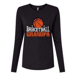 Basketball Grandpa Gift For Basketball Fan Sport Team Womens Cotton Relaxed Long Sleeve T-Shirt