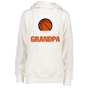 Basketball Grandpa Gift For Basketball Fan Sport Team Womens Funnel Neck Pullover Hood