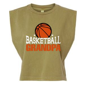 Basketball Grandpa Gift For Basketball Fan Sport Team Garment-Dyed Women's Muscle Tee