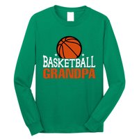 Basketball Grandpa Gift For Basketball Fan Sport Team Long Sleeve Shirt